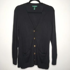 Lauren Ralph Lauren Black Cardigan